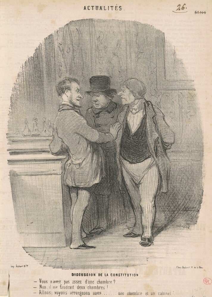 Discussion de la constitution — Honoré Daumier