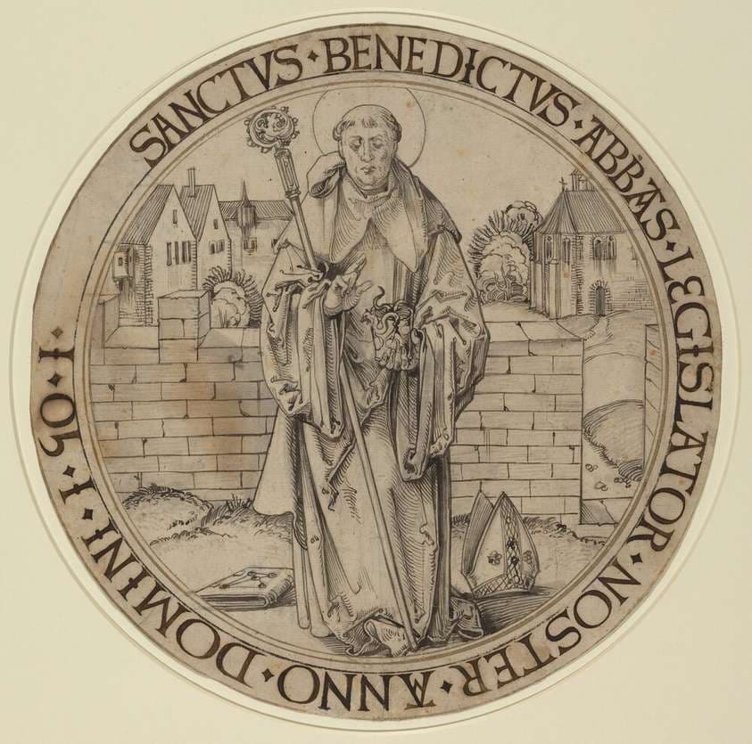 Saint Benedict — Hans Süss von Kulmbach
