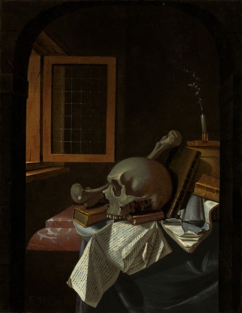 Vanitas Still Life — François van Daellen