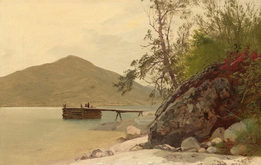 Landing at Sabbath Day Point — John Frederick Kensett