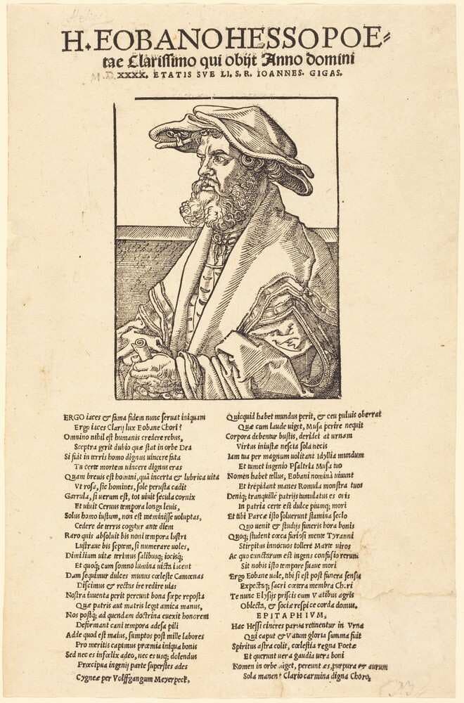 Helius Eobanus Hessus — Albrecht Dürer