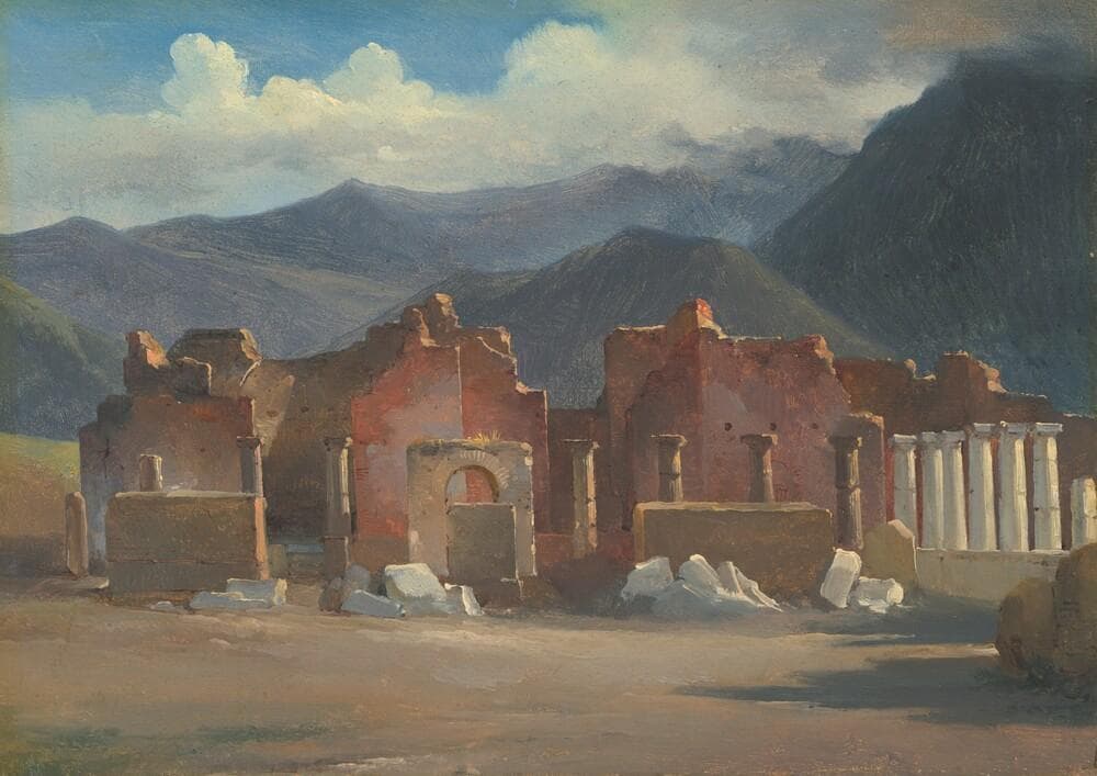 The Forum at Pompeii — Achille-Etna Michallon