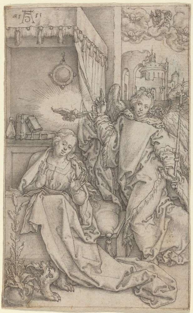 The Annunciation — Heinrich Aldegrever