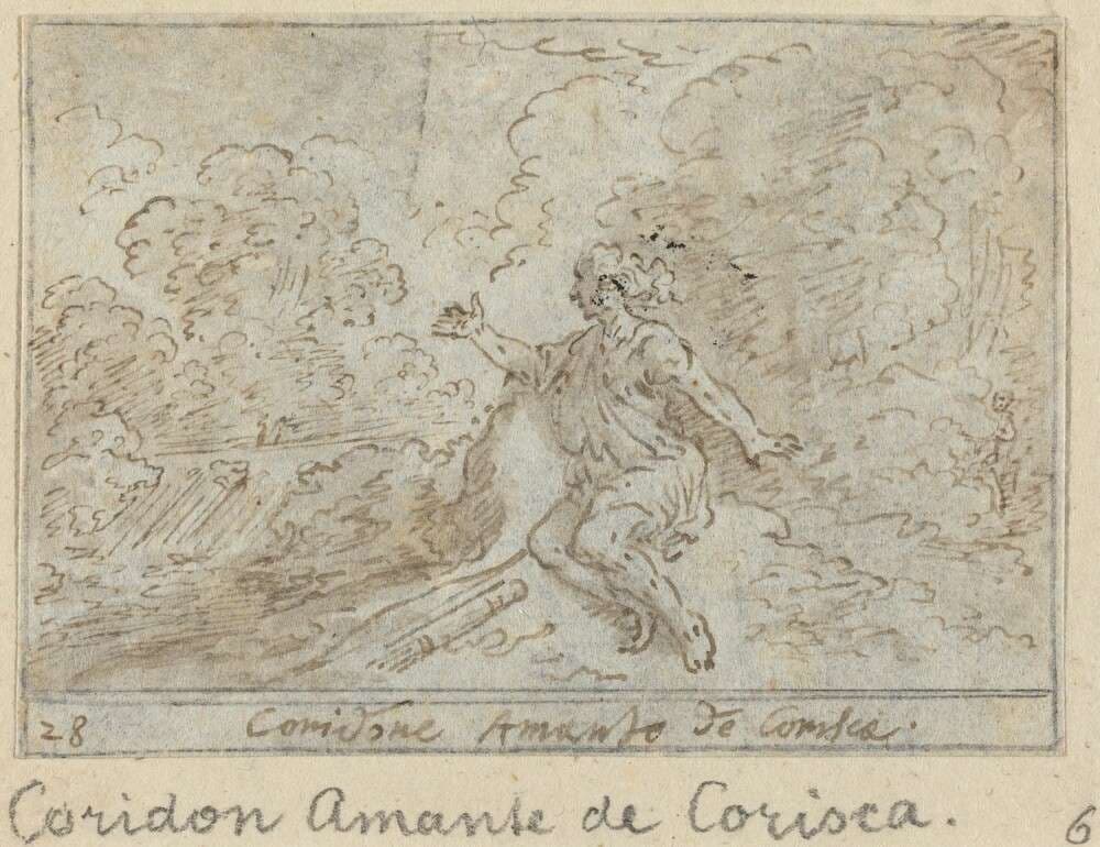 Coridone, Lover of Corisca — Johann Wilhelm Baur