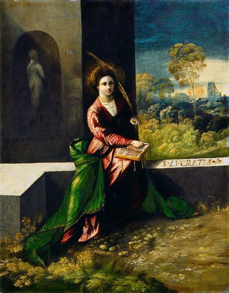 Saint Lucretia — Dosso Dossi