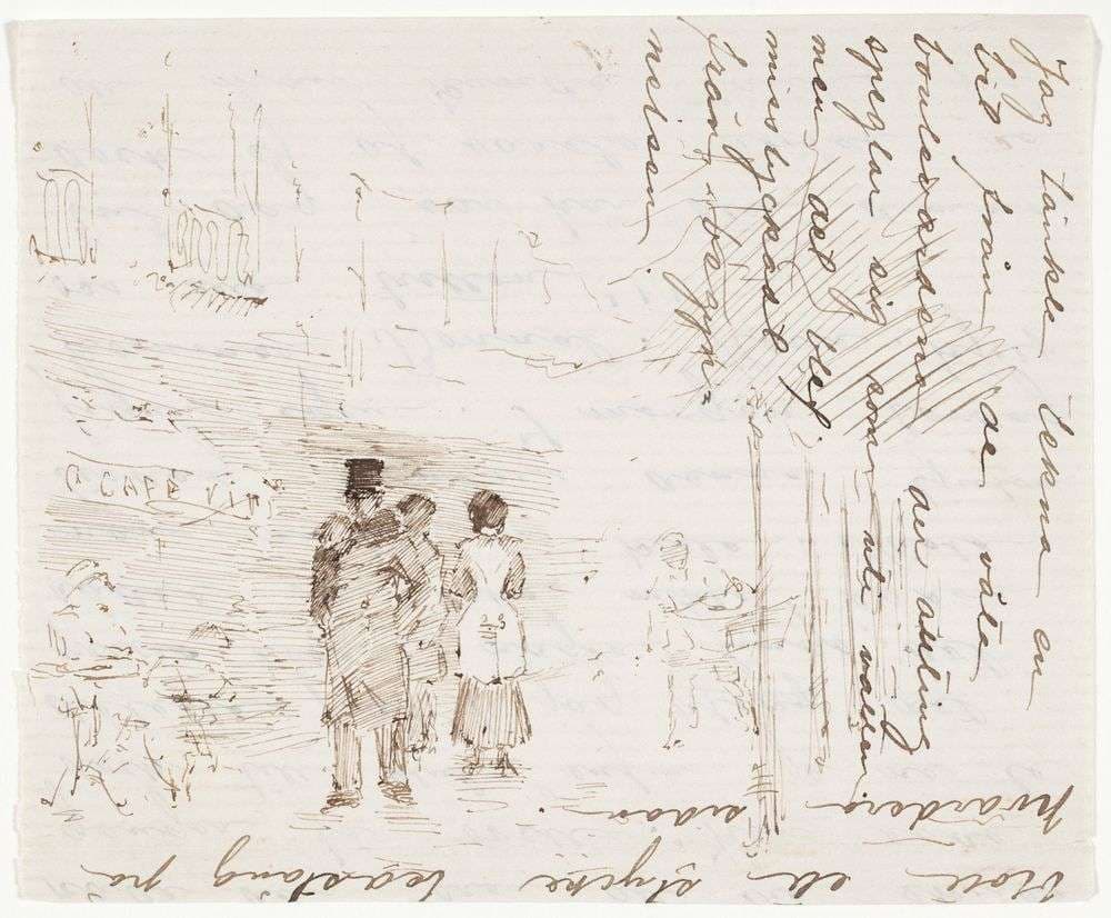 Pariisilainen katukuva — Helene Schjerfbeck