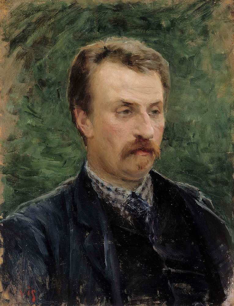 Portrait of Juhani Aho — Venny Soldan-Brofeldt