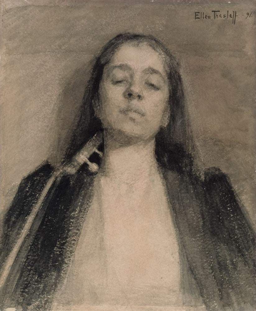 Girl with Guitar — Ellen Thesleff