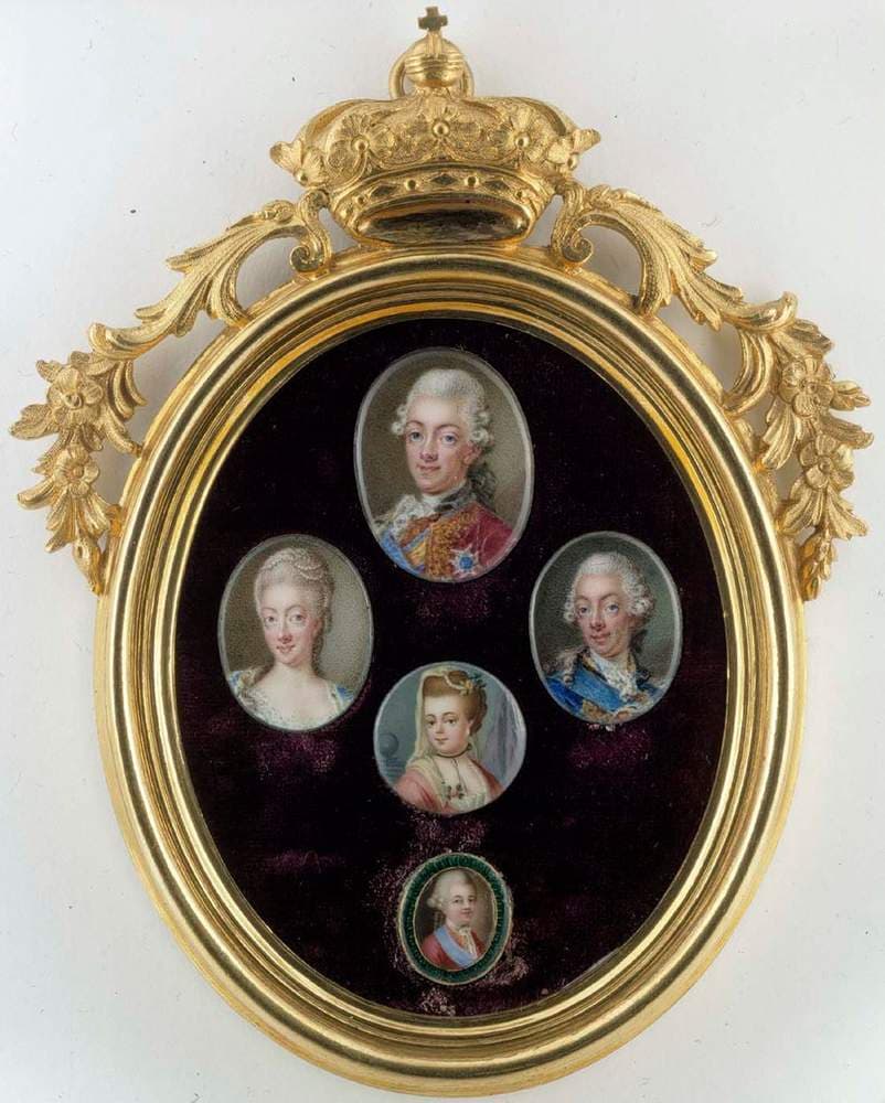 King Gustaf III — Johan Georg Henrichsen