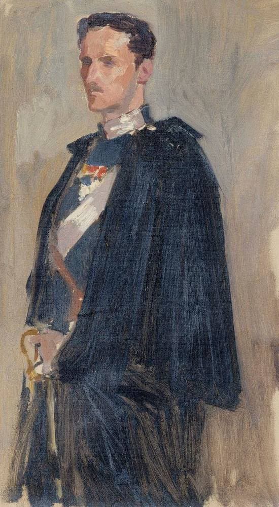 Skecth for the Portrait of Prince Carl — Albert Edelfelt