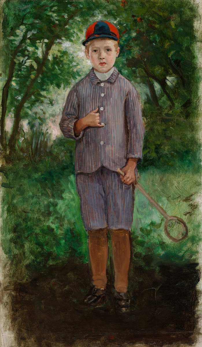 Poika, harjoitelma — Adolf von Becker