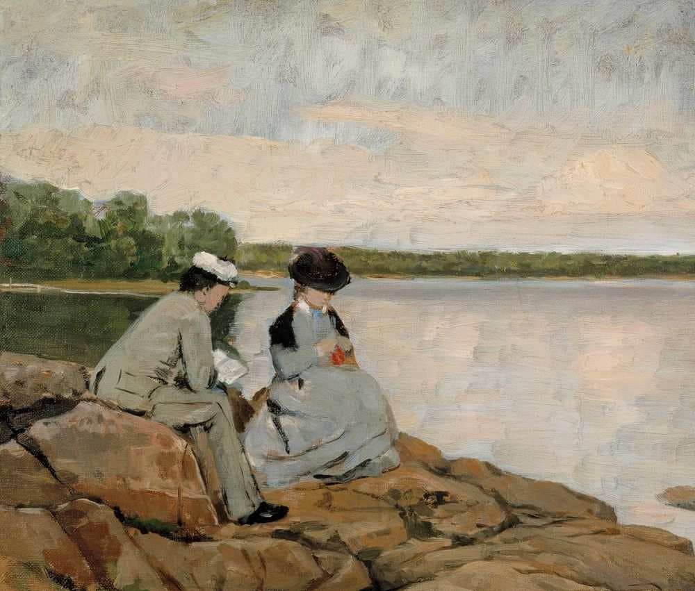 Two on the Shore — Arvid Liljelund