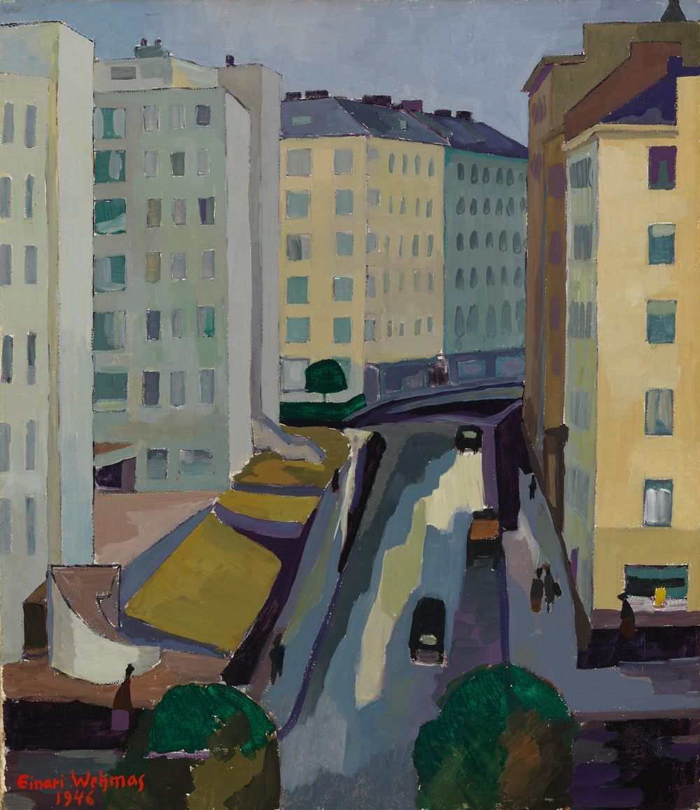 Street View (Autumn View from Töölö, Helsinki) — Einari Wehmas