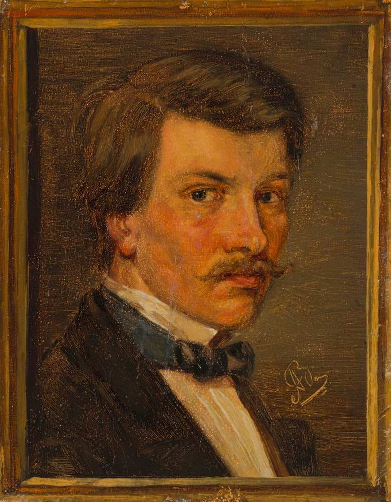 Self-Portrait — Adolf von Becker