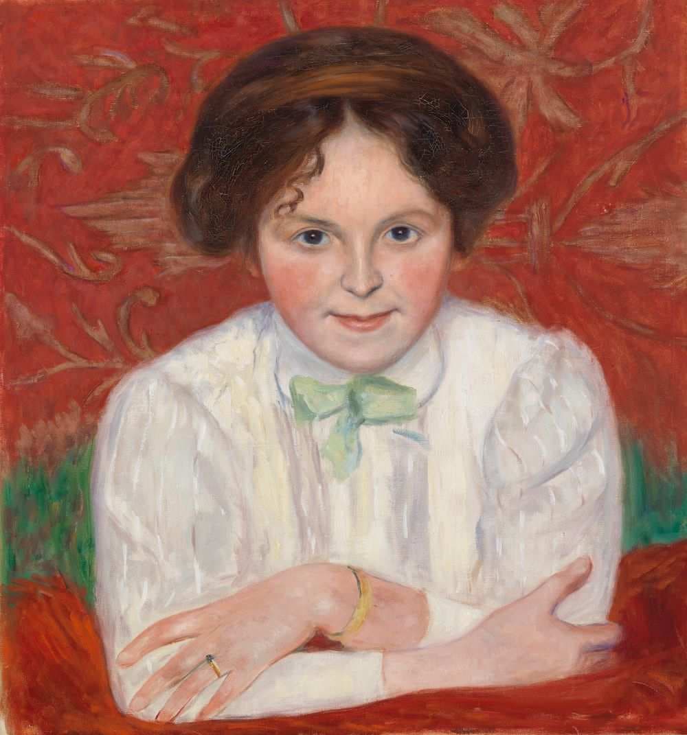Portrait of Inge Simberg — Hugo Simberg