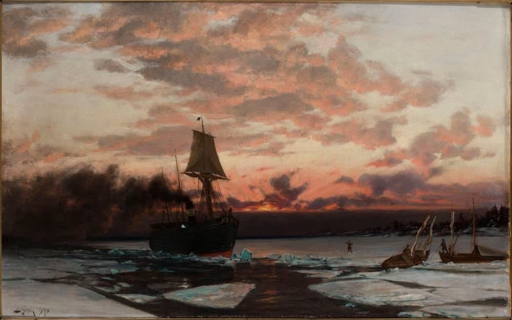 The Icebound Steamboat — Berndt Lindholm