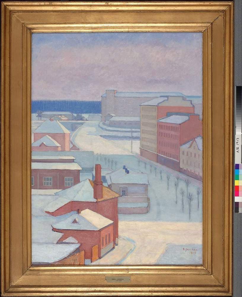 Talvinen kaupunkikuva — Emil Jankes