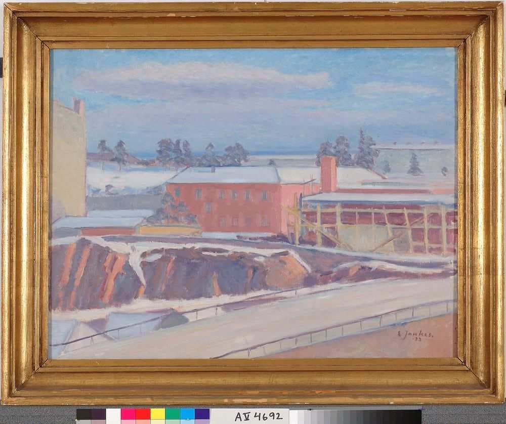 Talvinen kaupunkikuva — Emil Jankes