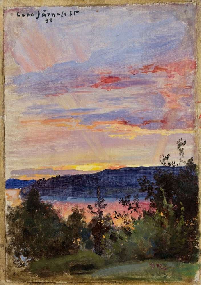 Sunset — Eero Järnefelt
