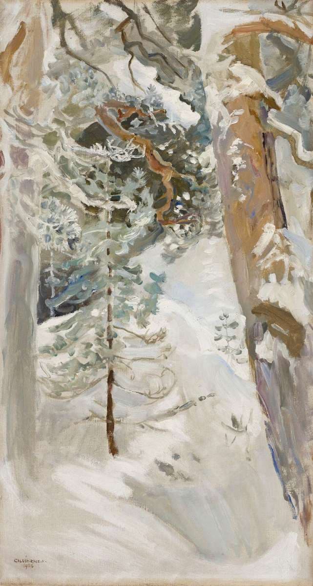 Snowscape — Akseli Gallen-Kallela
