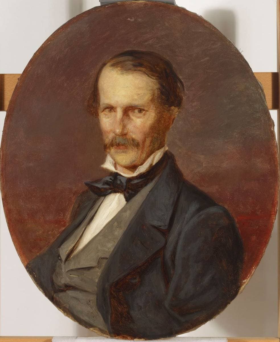 Portrait of the Painter Magnus von Wright — Erik Johan Löfgren
