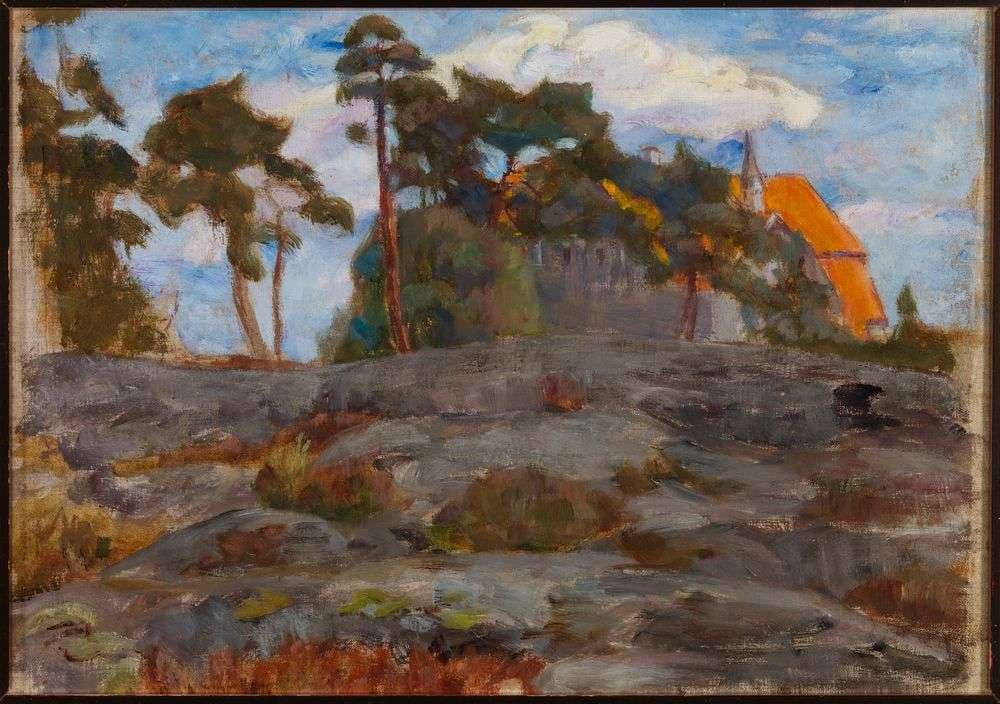 Huvila mäntyjen keskellä — Maria Wiik