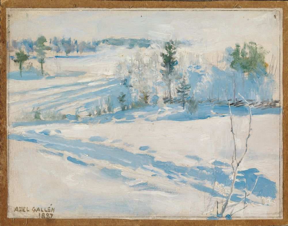 Winter Landscape — Akseli Gallen-Kallela