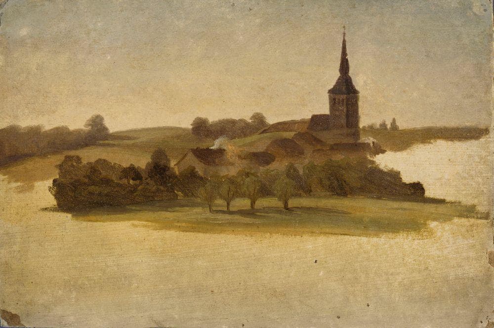 View Towards Erkrath Church, study — Werner Holmberg