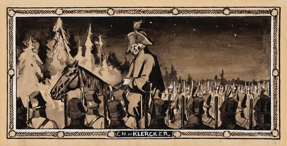 "Kunniata ukko Klercker ijät päivät saakohon" — Albert Edelfelt