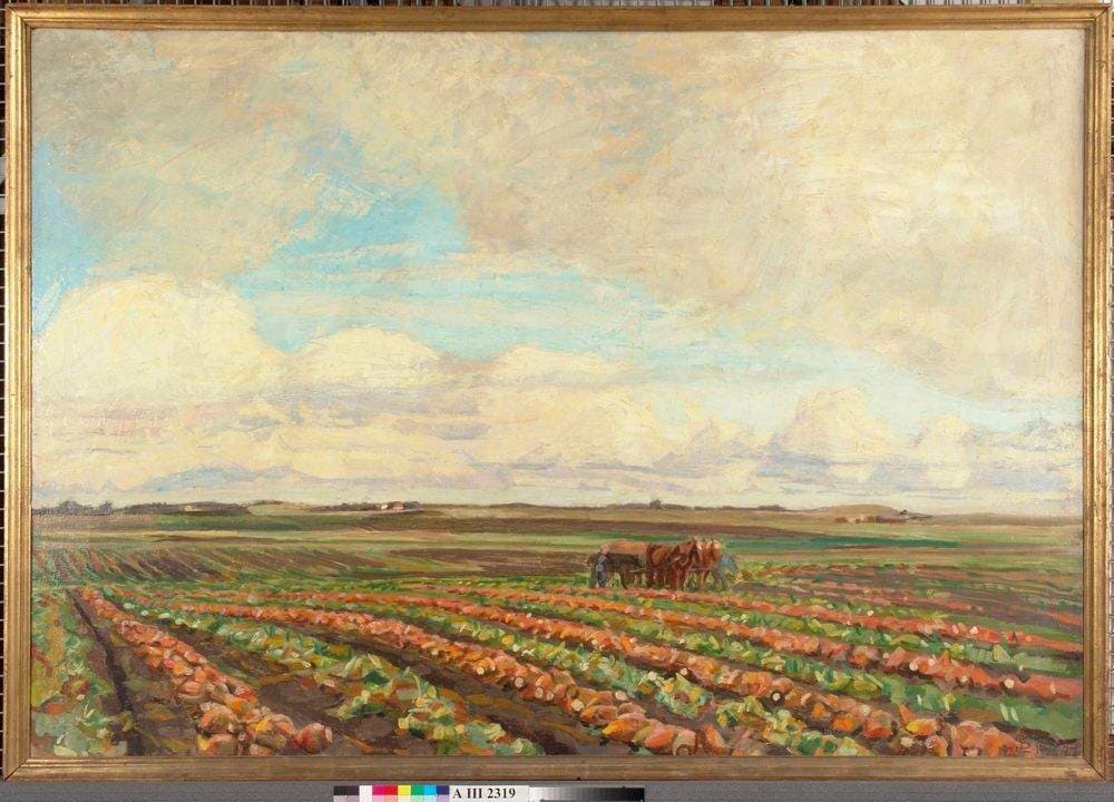 Harvest of Turnips — Fritz Syberg