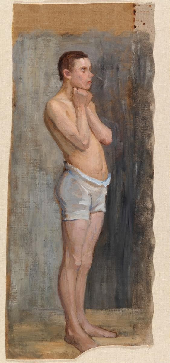 Nude Study, Standing Boy — Maria Wiik