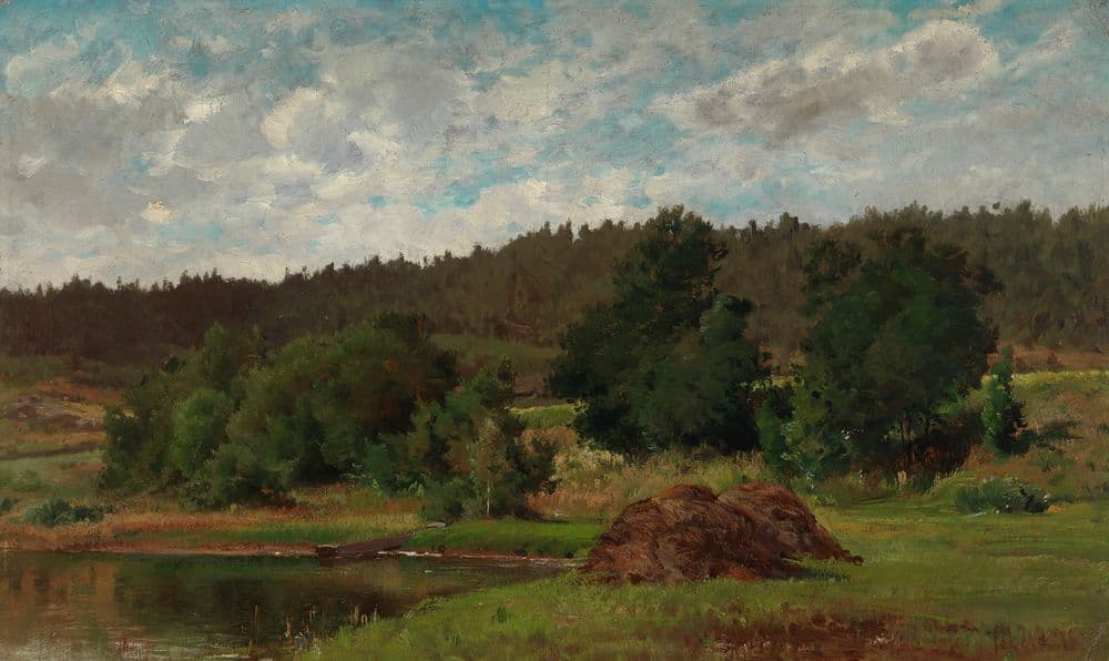 Lakeside Landscape — Hjalmar Munsterhjelm