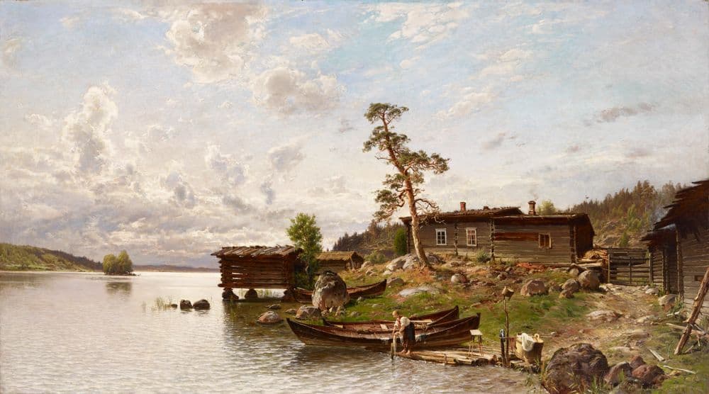 Morning Mood (Island View) — Hjalmar Munsterhjelm