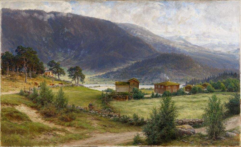 Norwegian Landscape — Berndt Lindholm