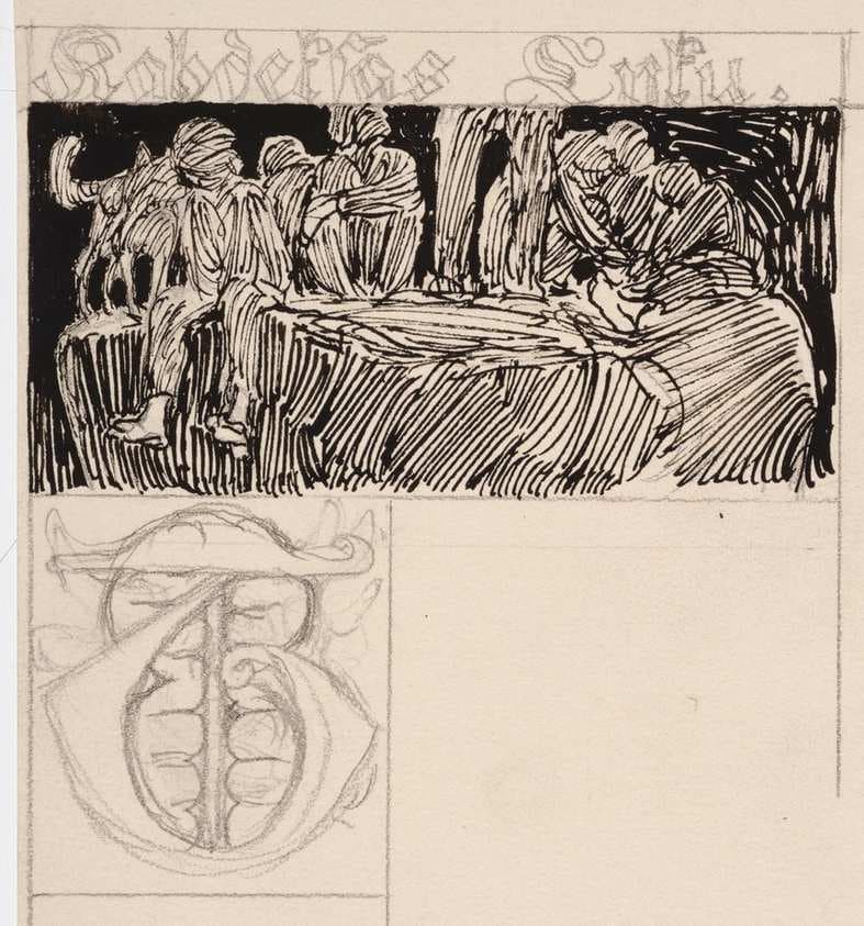 On the Devil's Rock — Akseli Gallen-Kallela