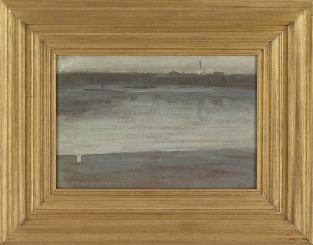 Symphony in Grey: Early Morning, Thames — James Abbott McNeill Whistler