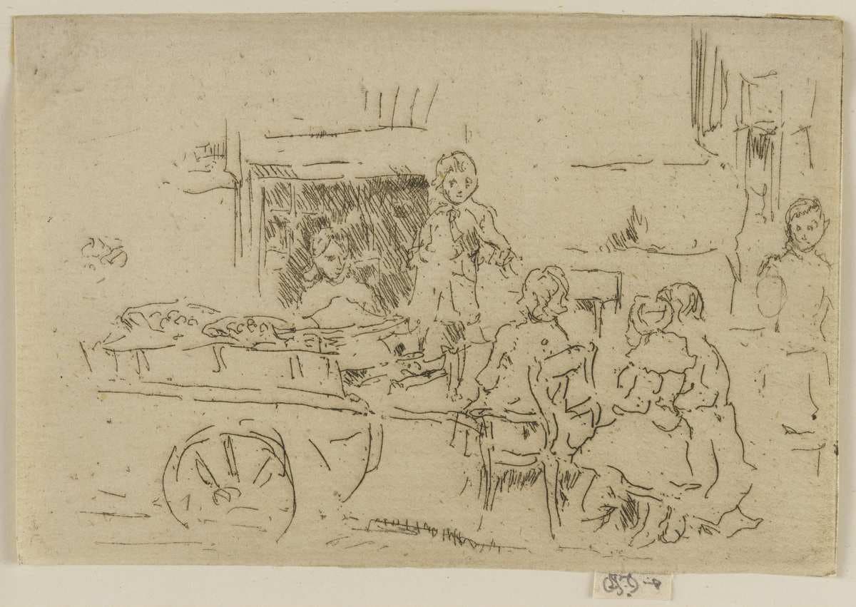 Children's Fruit Barrow — James Abbott McNeill Whistler