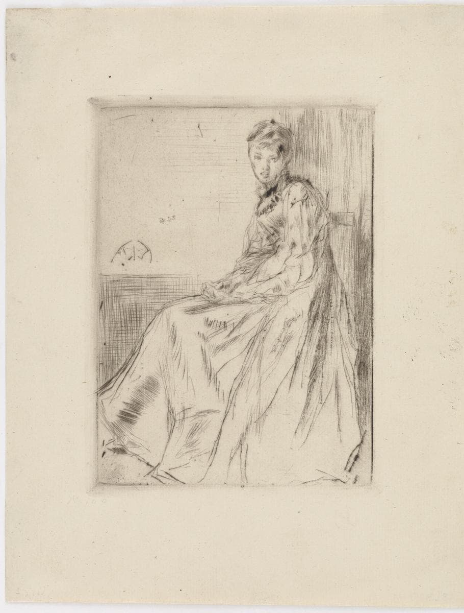 The Letter (Maud, seated) — James Abbott McNeill Whistler