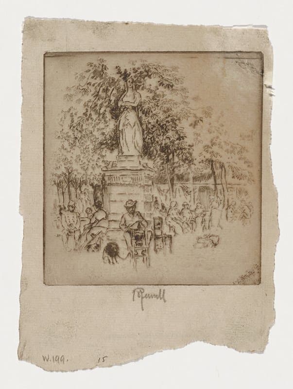 Luxembourg Gardens — Joseph Pennell