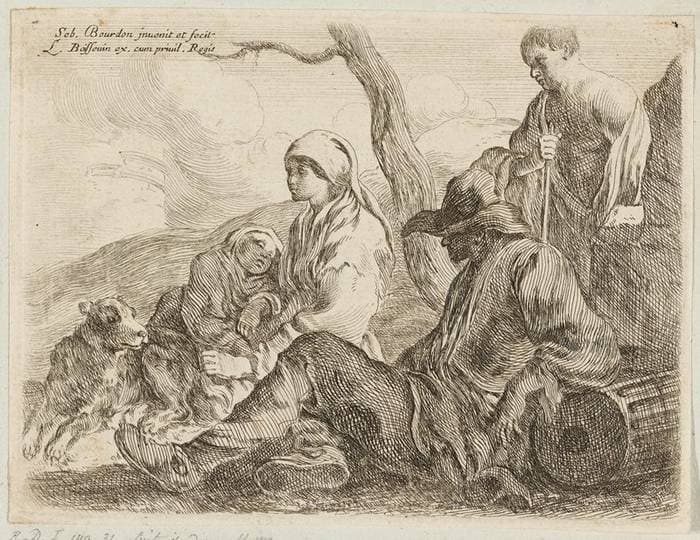 Les Pauvres au repos — Sébastien Bourdon