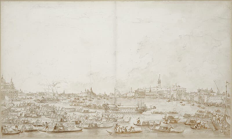 The Return of the Buncintoro from S. Nicolò di Lido — Francesco Guardi