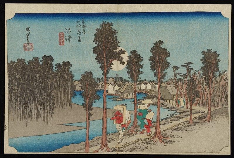 Numazu: Twilight Picture — Andō Hiroshige