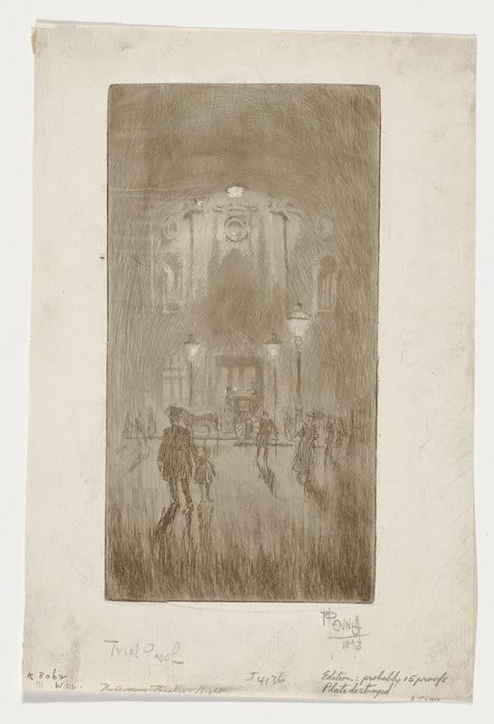 Avenue Theater — Joseph Pennell
