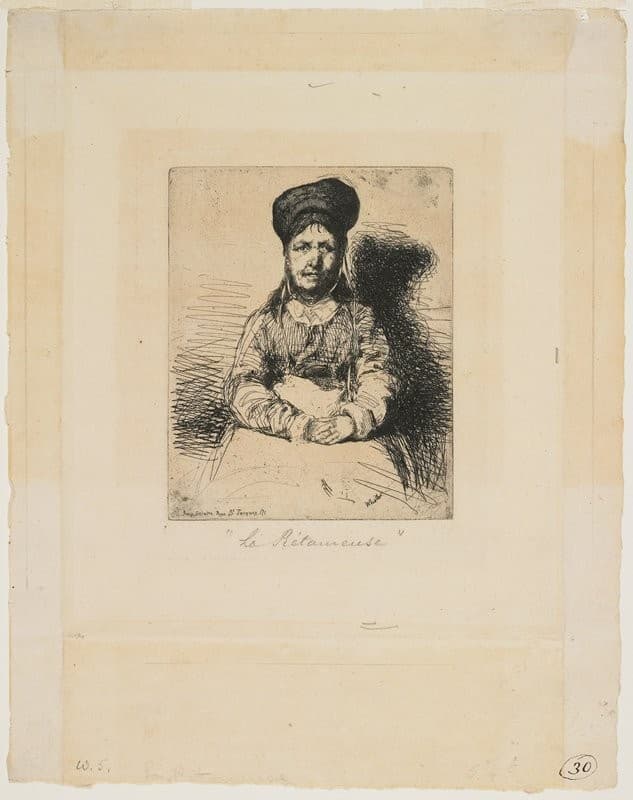 La Rétameuse from Twelve Etchings from Nature — James Abbott McNeill Whistler