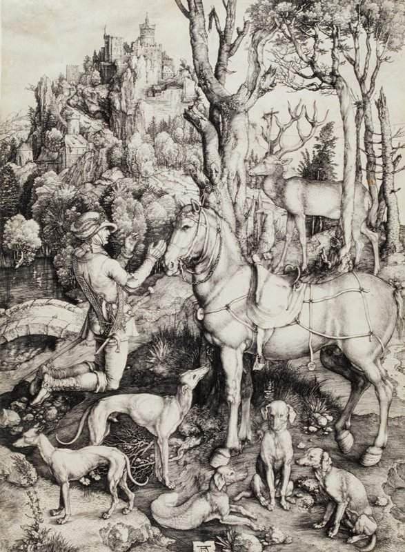 Saint Eustace — Albrecht Dürer
