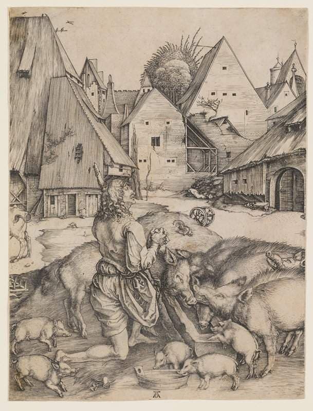 The Prodigal Son — Albrecht Dürer