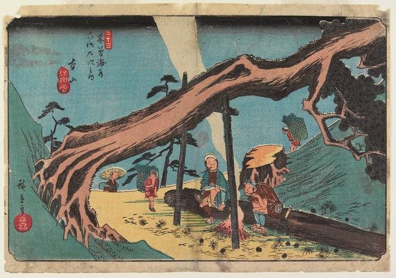No. 33, Motoyama — Andō Hiroshige