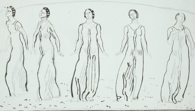 Study for A Glance into the Infinite — Ferdinand Hodler