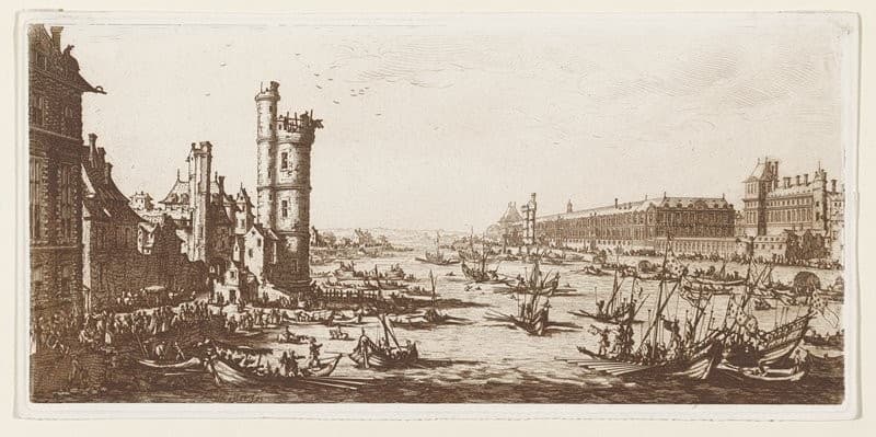 Vue du Louvre — Jacques Callot