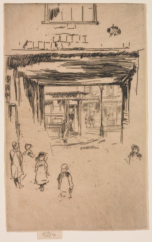 Drury Lane from The Second Venice Set — James Abbott McNeill Whistler